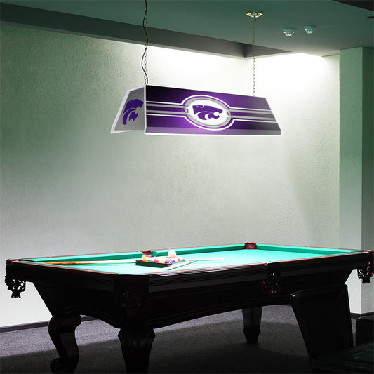 Kansas State Wildcats Edge Glow Pool Table Light Room View
