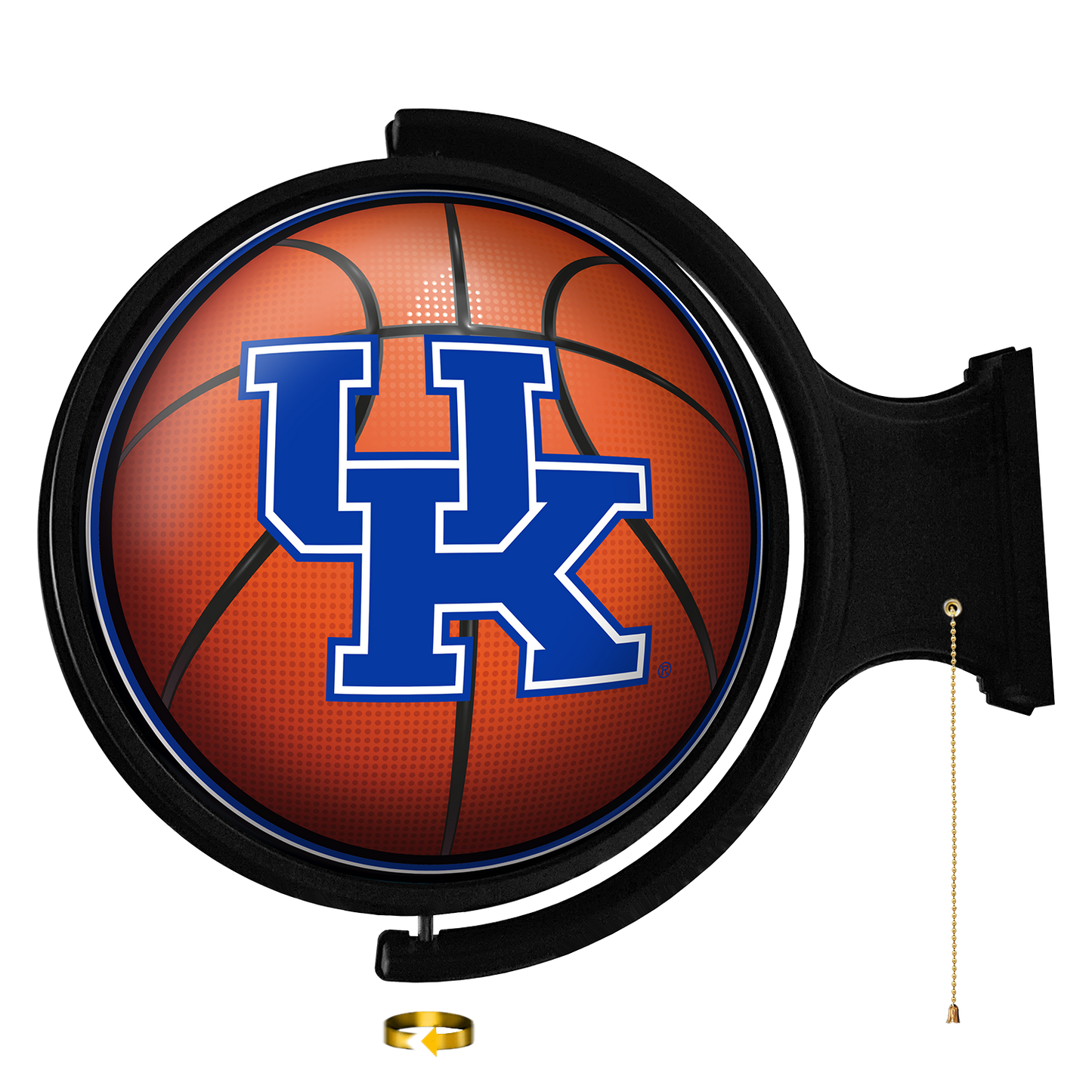 Kentucky Wildcats Round Basketball Rotating Wall Sign