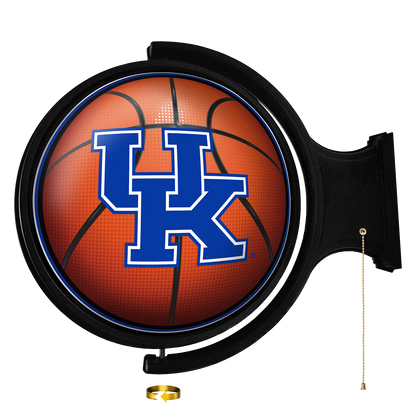 Kentucky Wildcats Round Basketball Rotating Wall Sign