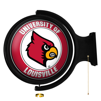 Louisville Cardinals Round Rotating Wall Sign