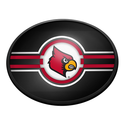 Louisville Cardinals Slimline Oval Lighted Wall Sign