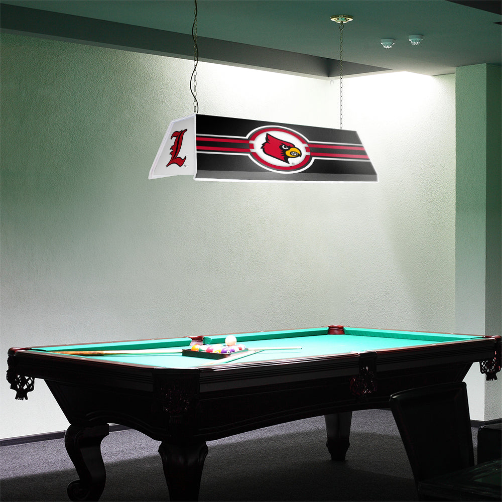 Louisville Cardinals Edge Glow Pool Table Light Room View