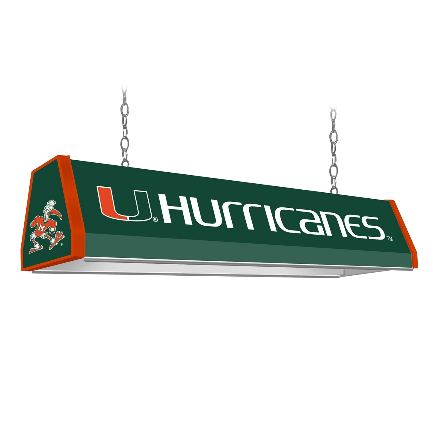 Miami Hurricanes Standard Pool Table Light