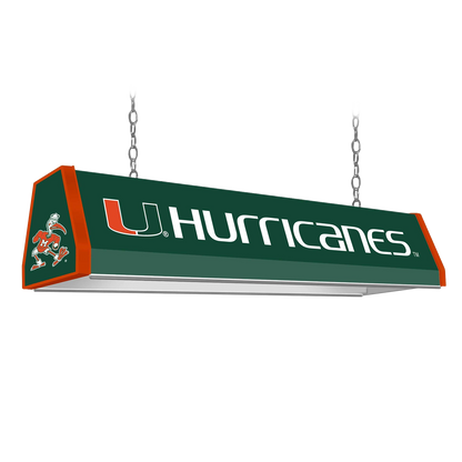 Miami Hurricanes Standard Pool Table Light