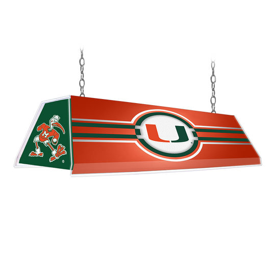 Miami Hurricanes Edge Glow Pool Table Light