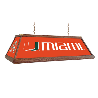 Miami Hurricanes Premium Pool Table Light