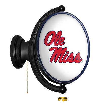 Mississippi Rebels Oval Rotating Wall Sign