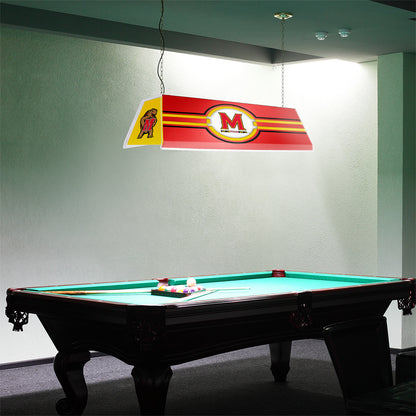 Maryland Terrapins Edge Glow Pool Table Light Room View