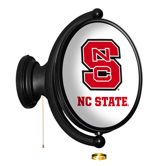 NC State Wolfpack Oval Rotating Wall Sign