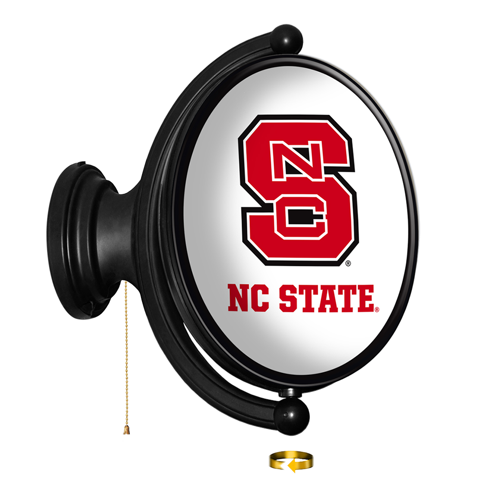 NC State Wolfpack Oval Rotating Wall Sign