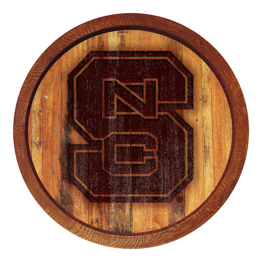 NC State Wolfpack Branded Barrel Top Sign