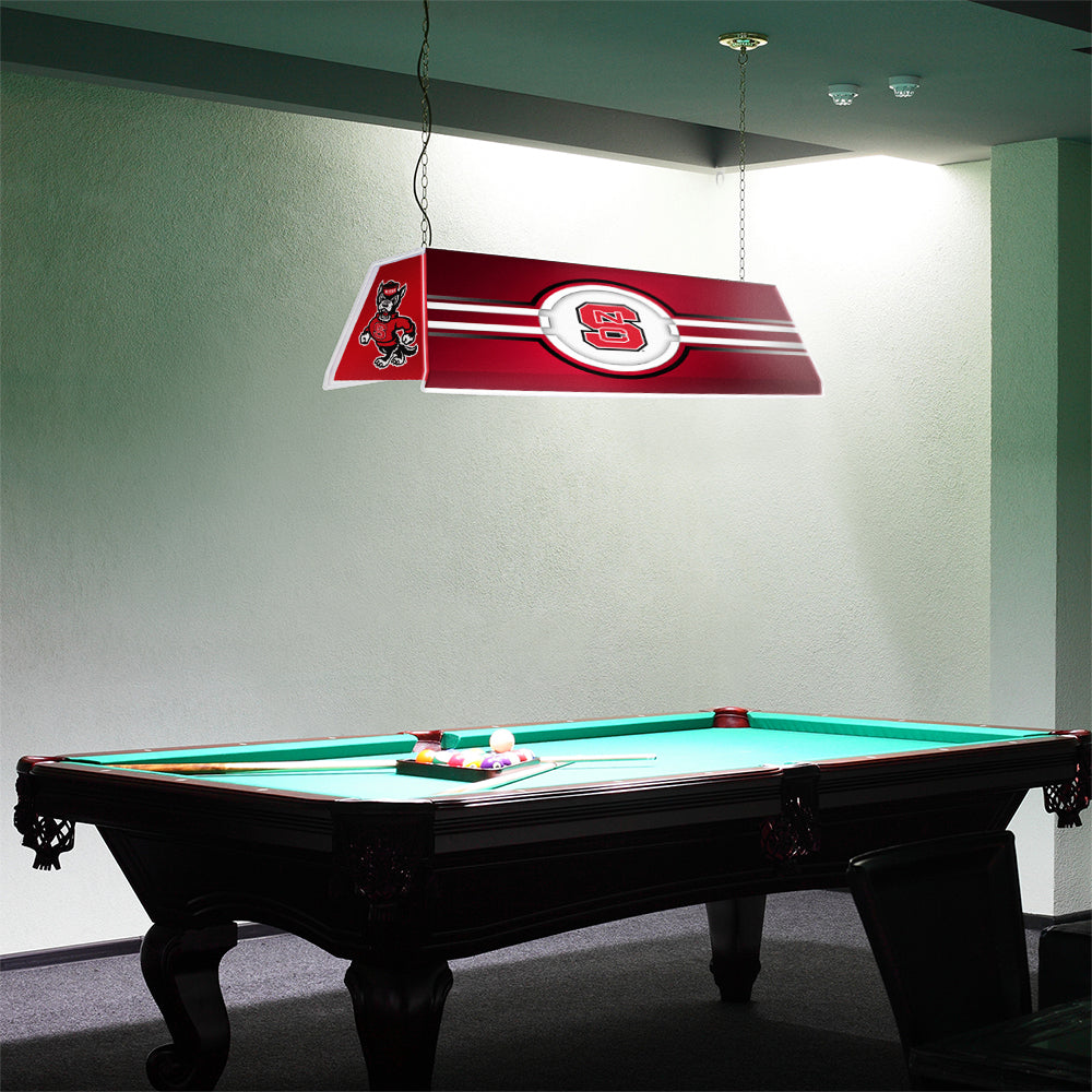 NC State Wolfpack Edge Glow Pool Table Light Room View
