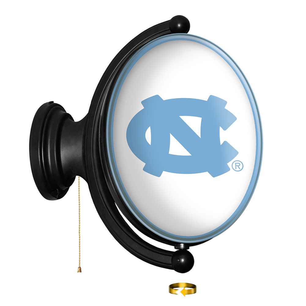 Buy NCAA North Carolina Tar Heels Original Oval Rotating Lighted Wall ...