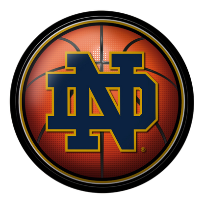 Notre Dame Fighting Irish Basketball Modern Disc Wall Sign
