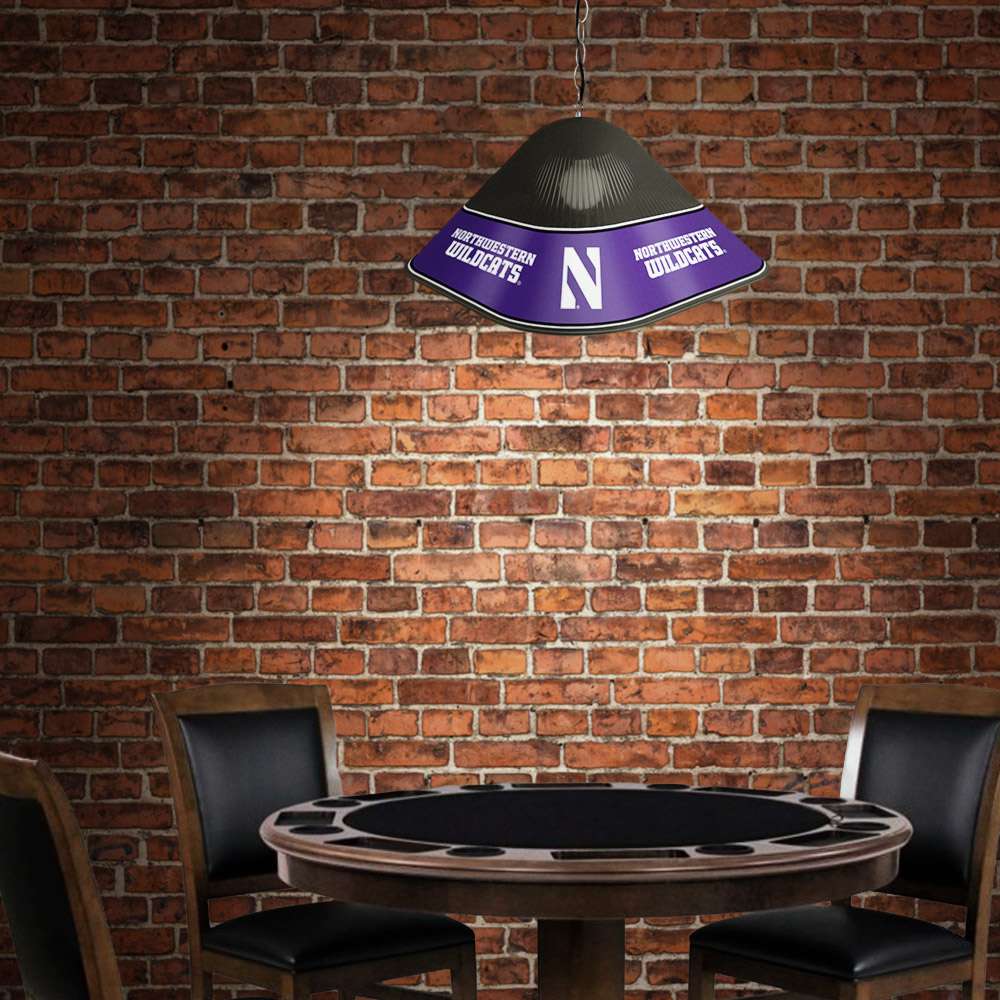 Northwestern Wildcats Game Table Light Room View