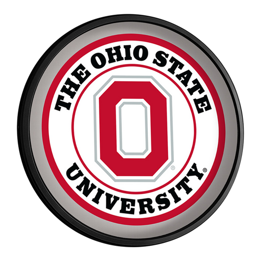 Ohio State Buckeyes Slimline Round Lighted Wall Sign