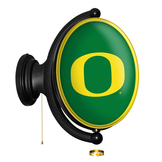 Oregon Ducks Oval Rotating Wall Sign