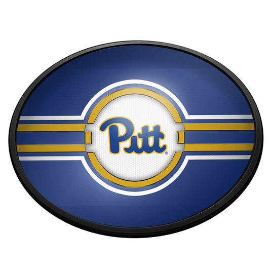 Pittsburgh Panthers Slimline Oval Lighted Wall Sign