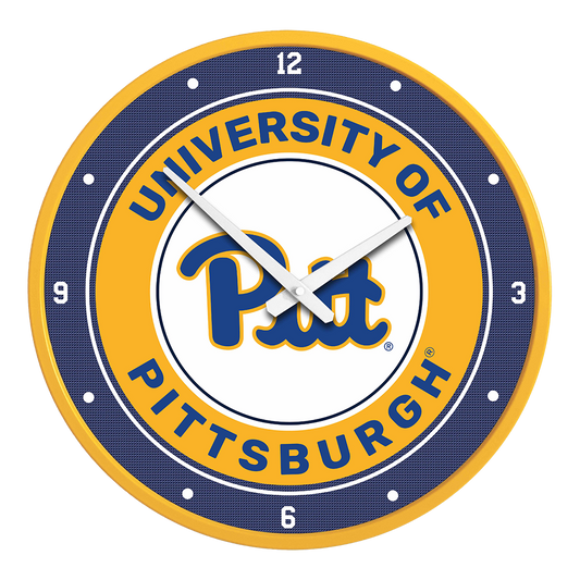 Pittsburgh Panthers Round Wall Clock
