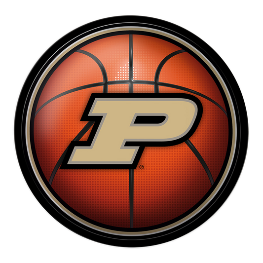 Purdue Boilermakers Basketball Modern Disc Wall Sign