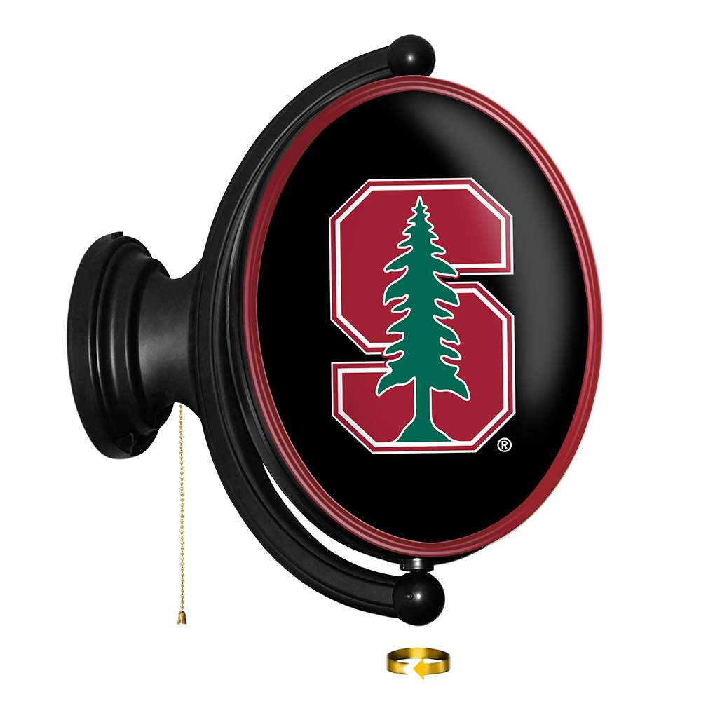 Stanford Cardinal Oval Rotating Wall Sign