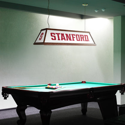 Stanford Cardinal Premium Pool Table Light Room View