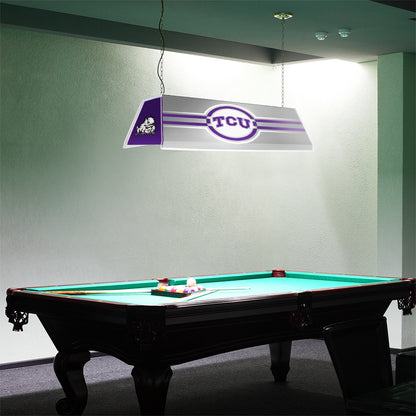 TCU Horned Frogs Edge Glow Pool Table Light Room View