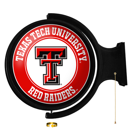 Texas Tech Red Raiders Round Rotating Wall Sign