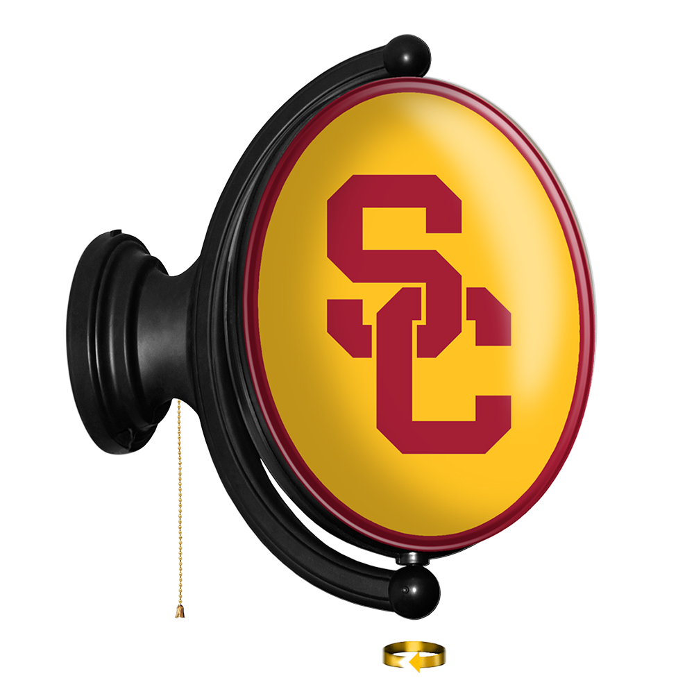 USC Trojans Oval Rotating Wall Sign