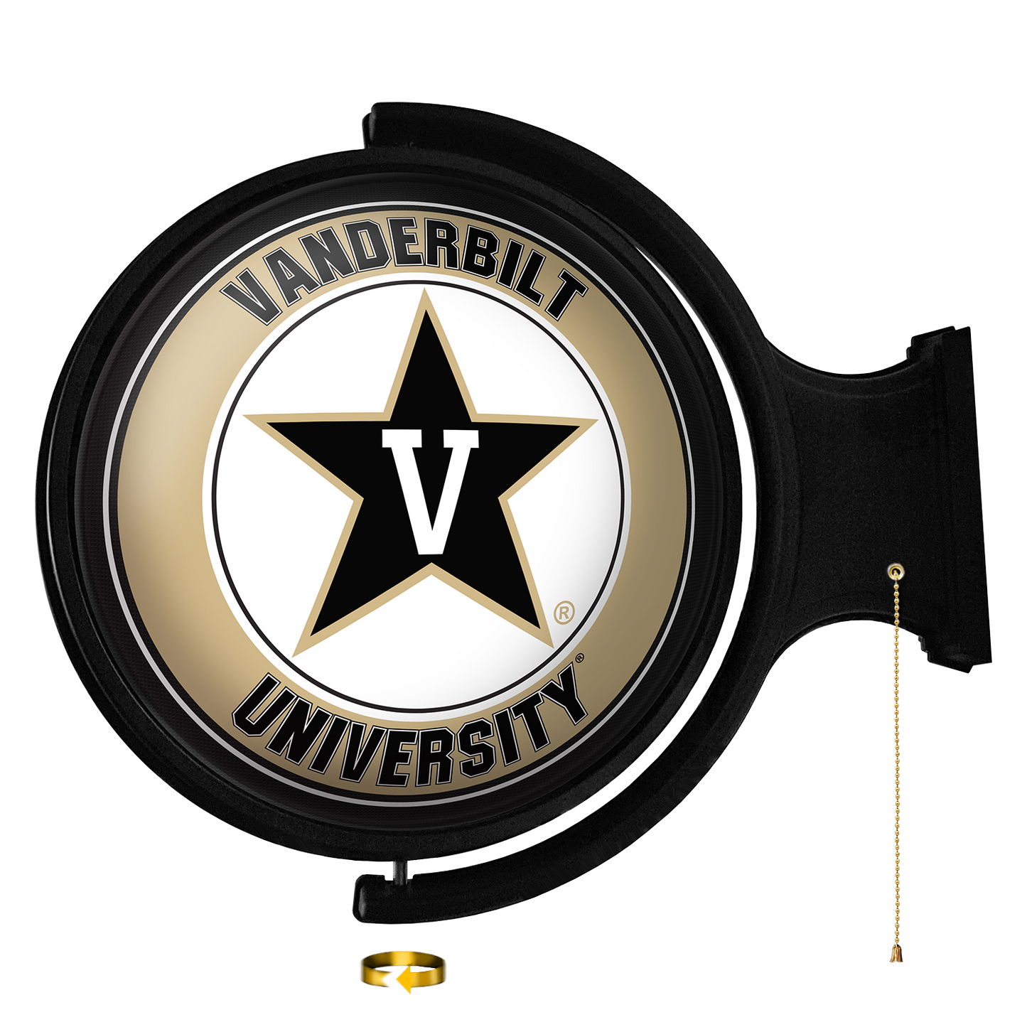 Vanderbilt Commodores Round Rotating Wall Sign