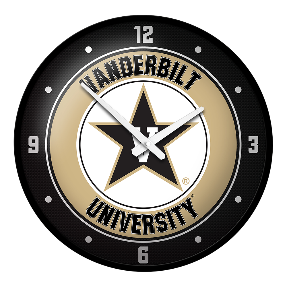Vanderbilt Commodores Round Wall Clock