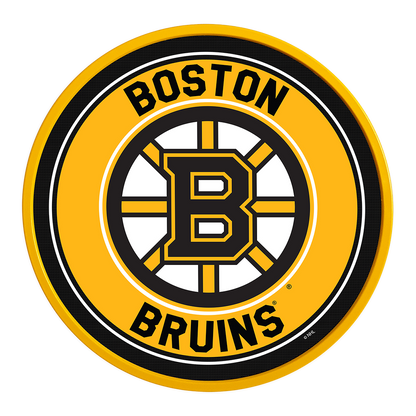 Boston Bruins Modern Disc Wall Sign
