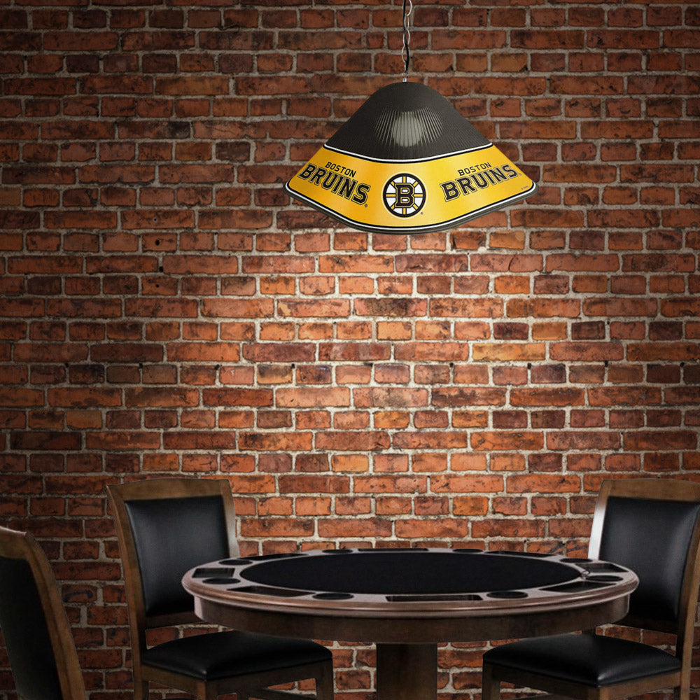 Boston Bruins Game Table Light Room View