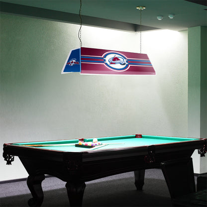 Colorado Avalanche Edge Glow Pool Table Light Room View