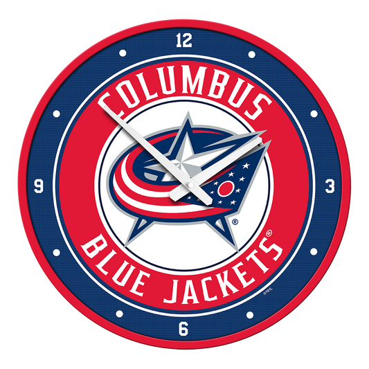 Columbus Blue Jackets Round Wall Clock