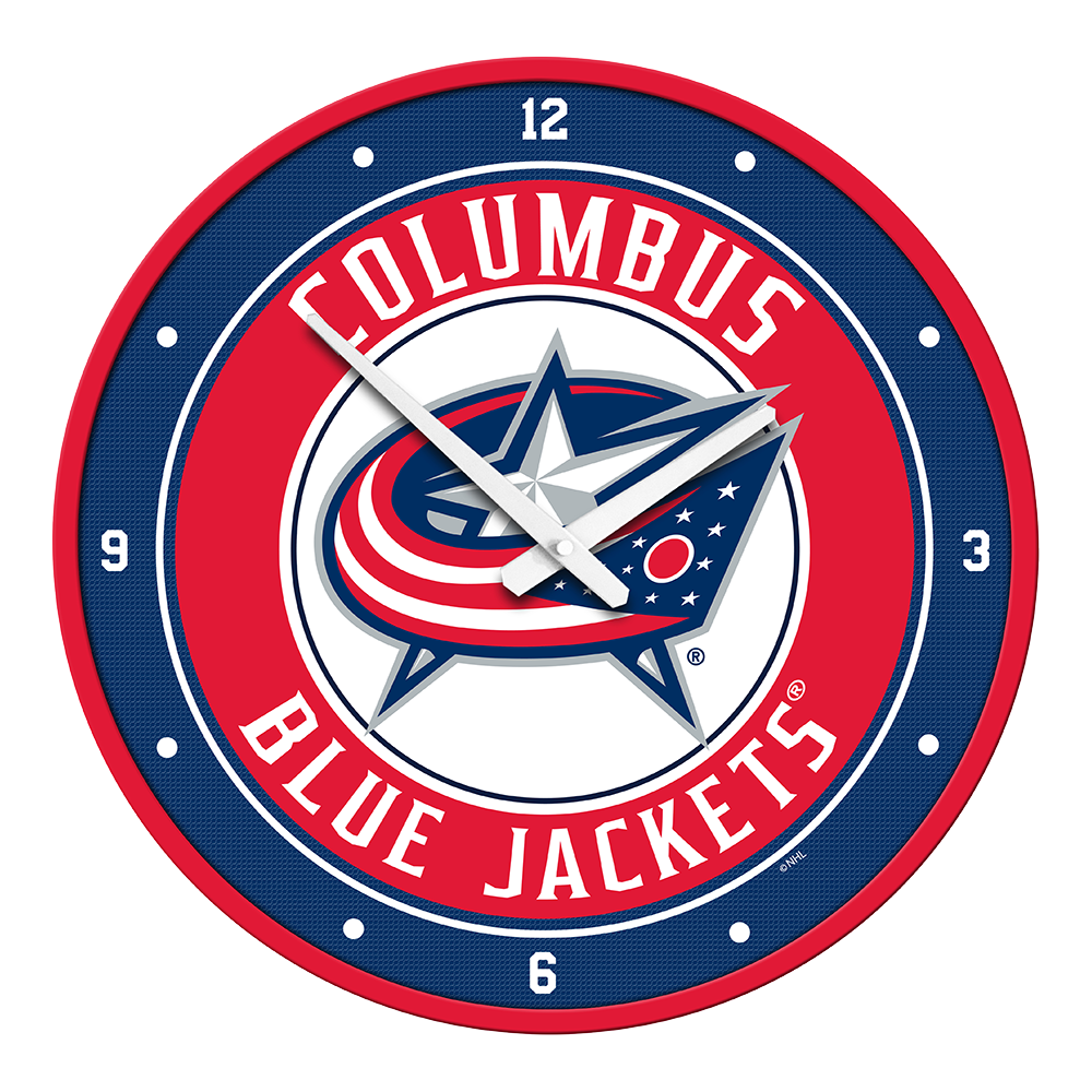 Columbus Blue Jackets Round Wall Clock