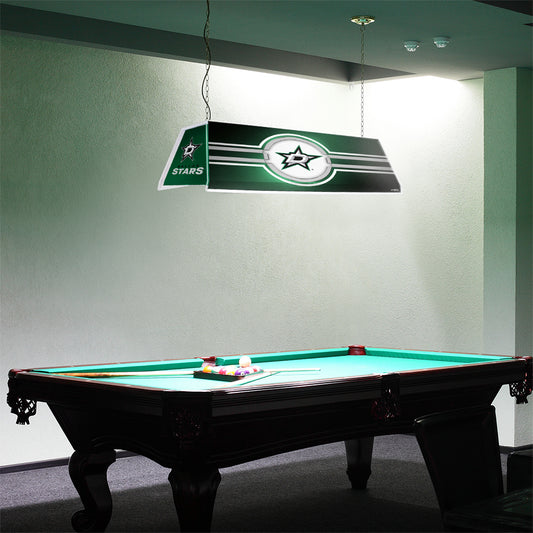Dallas Stars Edge Glow Pool Table Light Room View