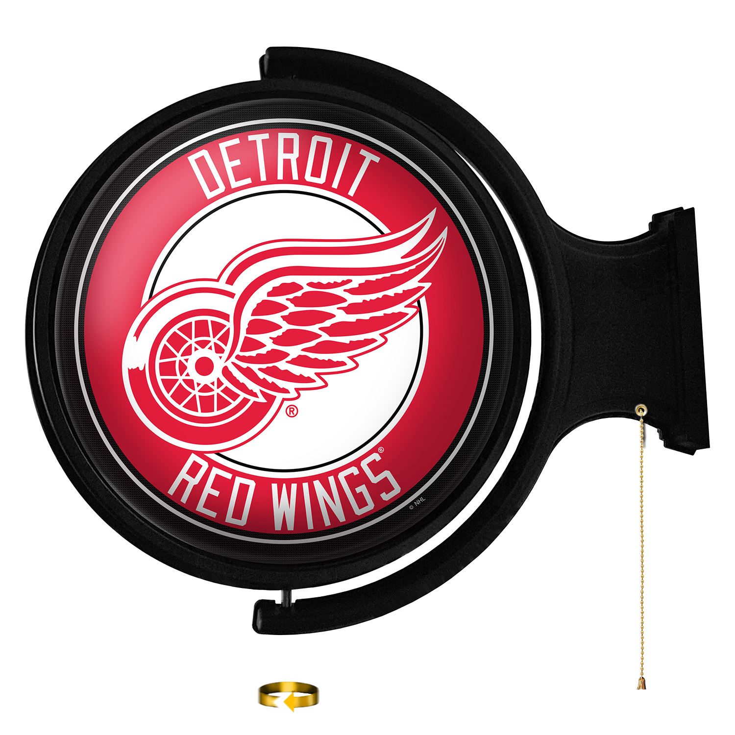 Detroit Red Wings Round Rotating Wall Sign