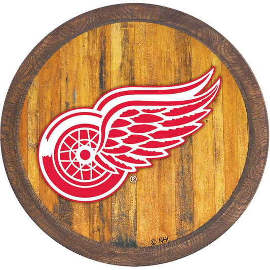 Detroit Red Wings Barrel Top Sign