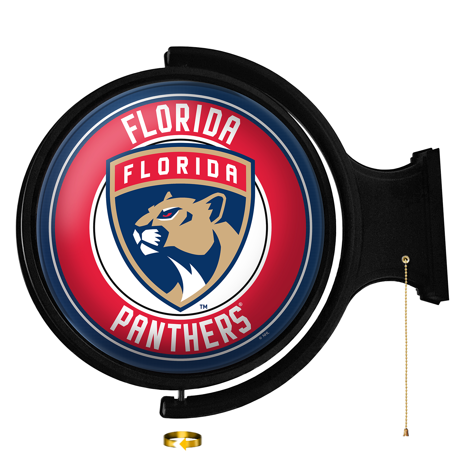 Florida Panthers Round Rotating Wall Sign