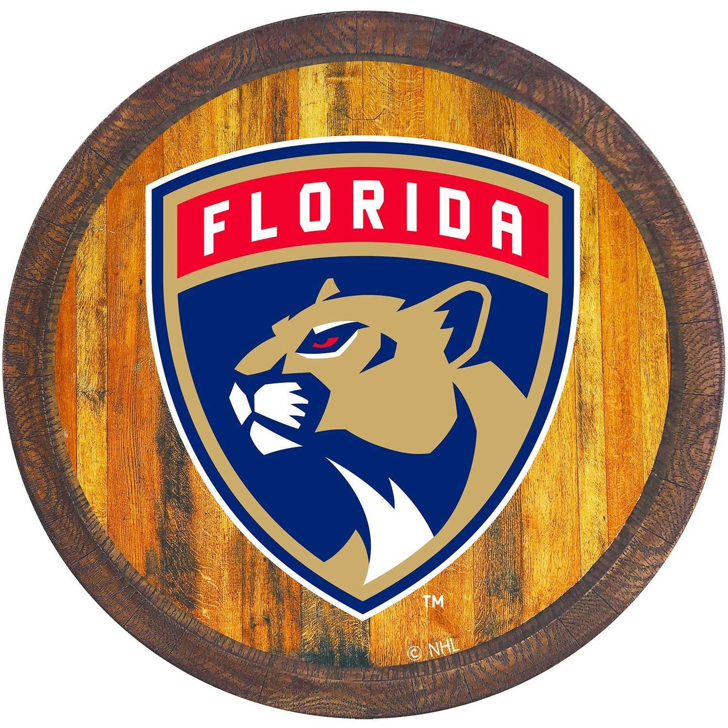 Florida Panthers Barrel Top Sign