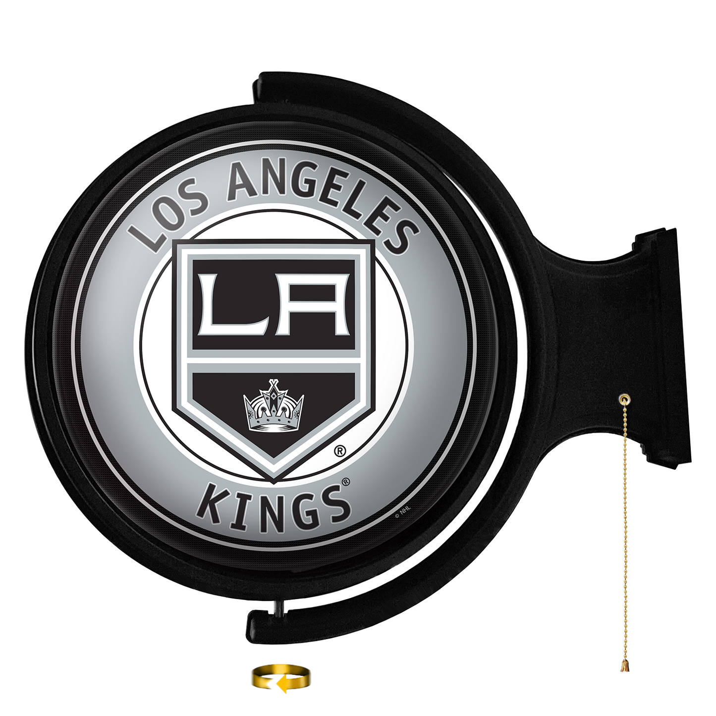 Los Angeles Kings Round Rotating Wall Sign