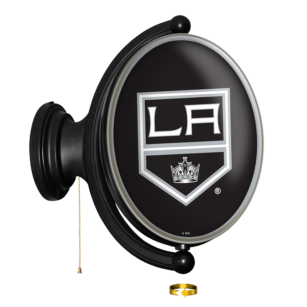 Los Angeles Kings Oval Rotating Wall Sign