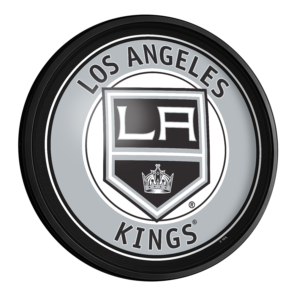 Los Angeles Kings Slimline Round Lighted Wall Sign