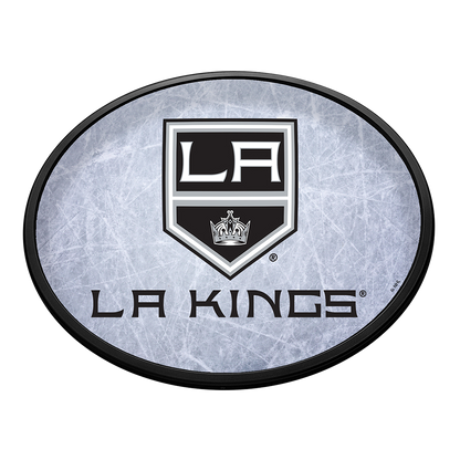Los Angeles Kings Ice Rink Slimline Oval Lighted Wall Sign