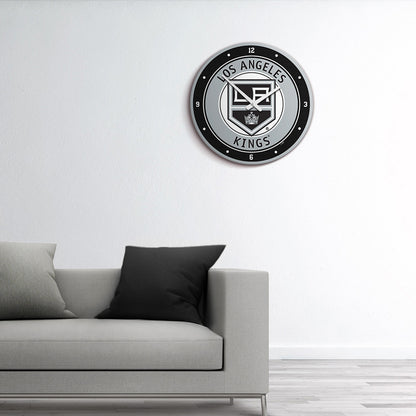 Los Angeles Kings Round Wall Clock Room View