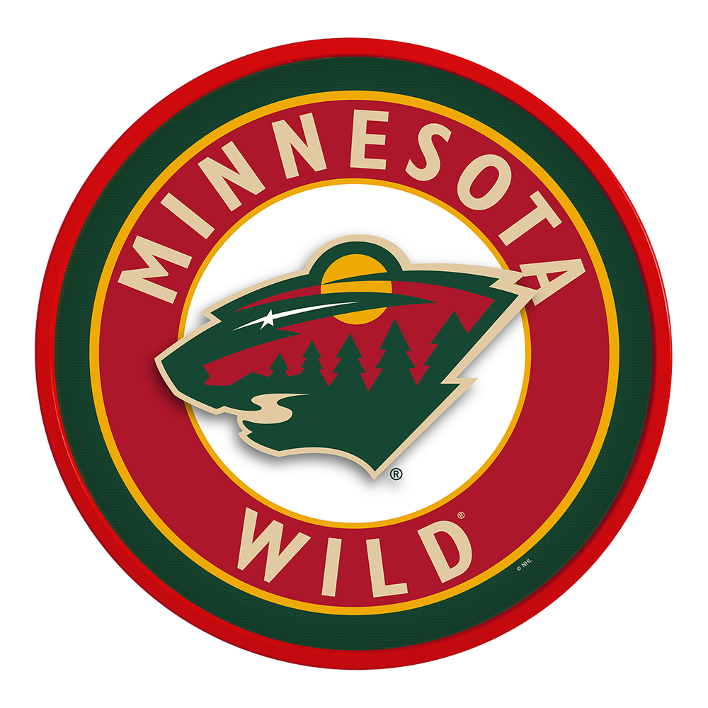 Minnesota Wild Modern Disc Wall Sign