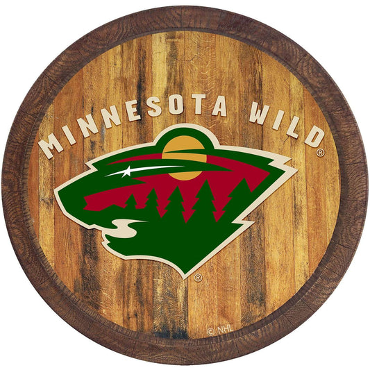 Minnesota Wild Barrel Top Sign