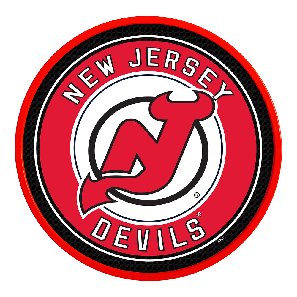 New Jersey Devils Modern Disc Wall Sign