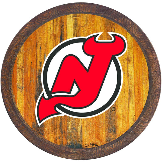 New Jersey Devils Barrel Top Sign